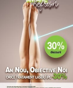 Imagine cu picioare de dama fine, ridicate in aer. O raza laser vine din partea dreapta si pica pe o gamba.