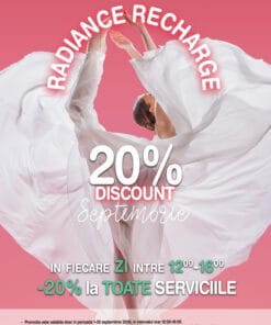 Oferta Lunii Septembrie Nomasvello | Radiance Recharge -20% discount la servicii