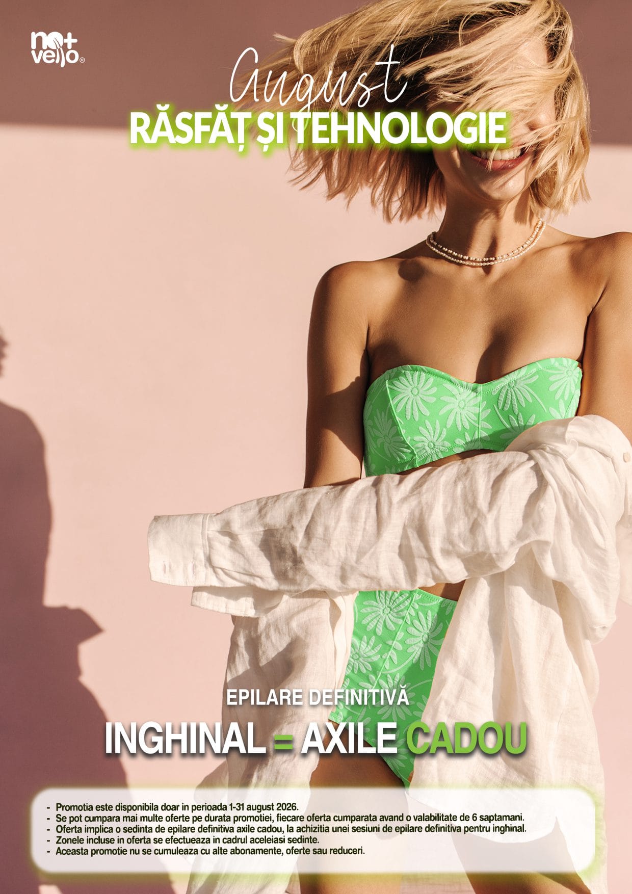 Oferta Lunii August Nomasvello | Epilare Definitiva Inghinal & Axile